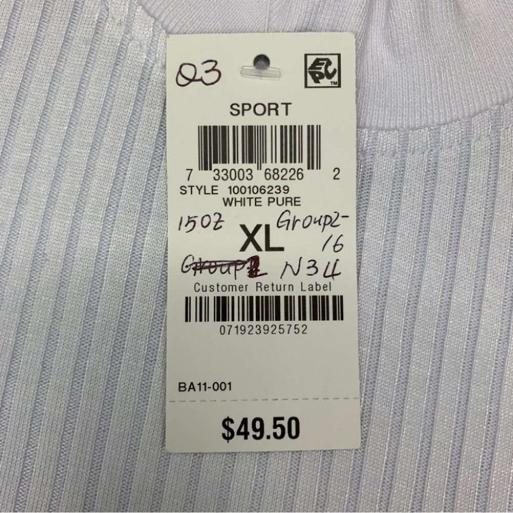 INC International Concepts Mens Liam Mock-Neck Shirt White Pure XL - Picture 9 of 11